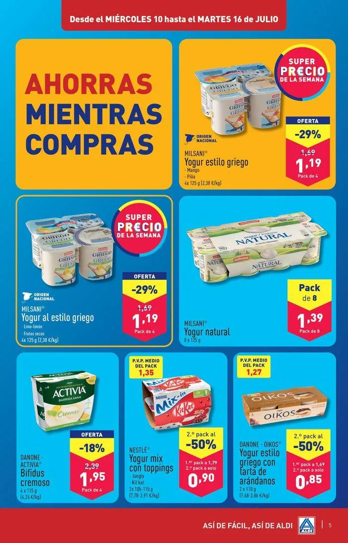 Catálogo de ¡Así de fácil, así de Aldi! 10 de julio al 16 de julio 2024 - Página 5