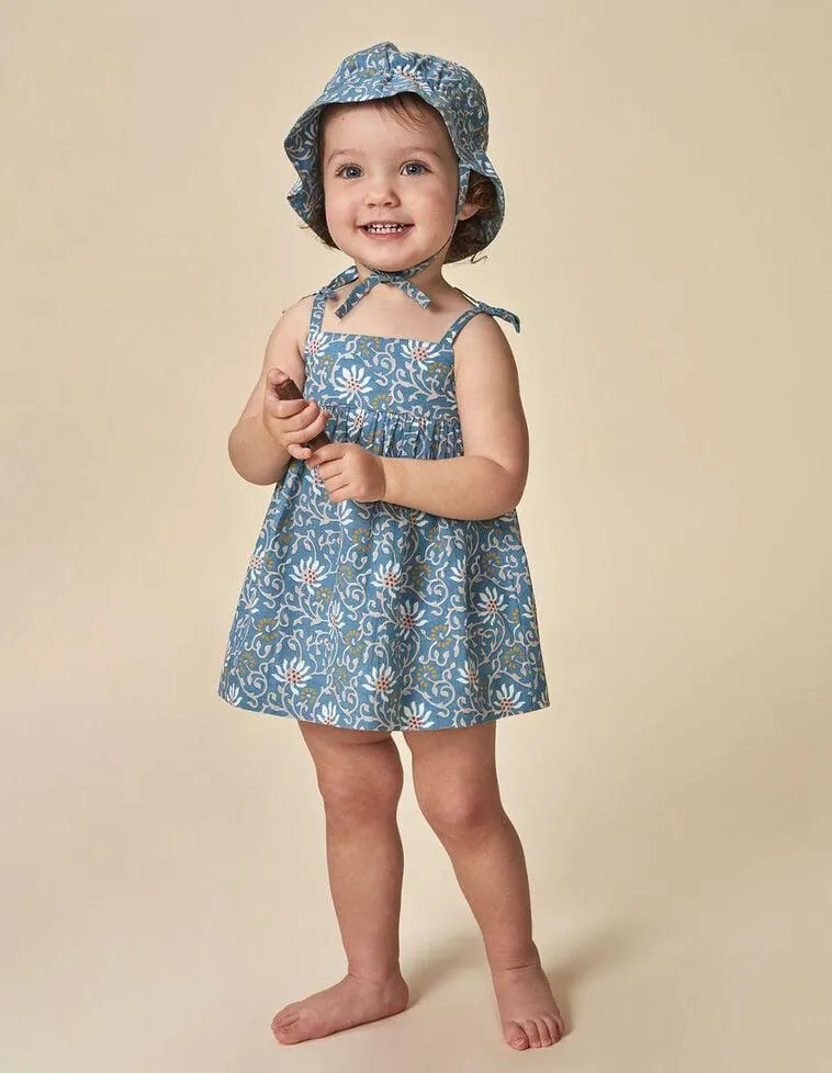 Vestido tirantes azul claro