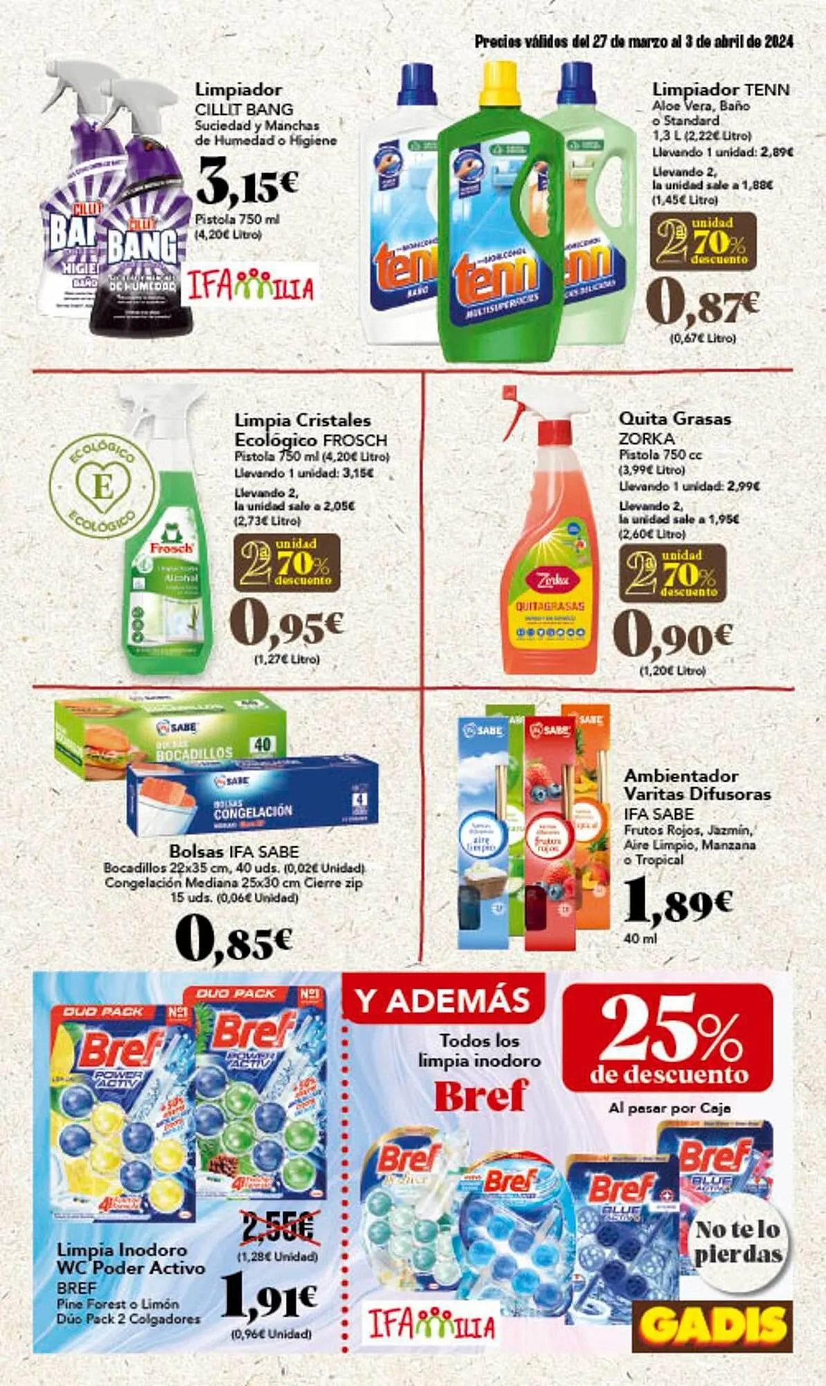 Catálogo de Folleto Gadis 27 de marzo al 3 de abril 2024 - Página 43