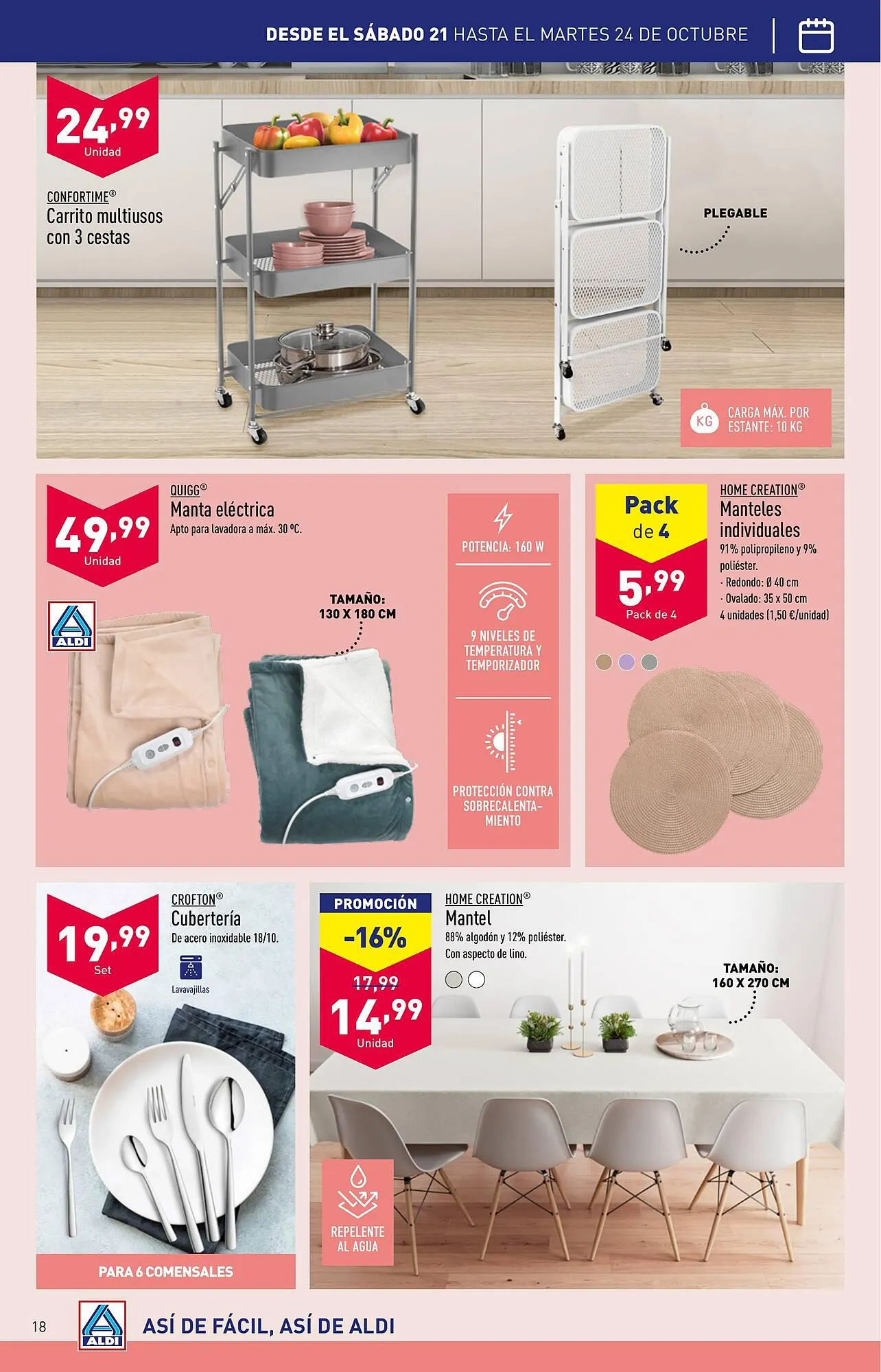 Catálogo de Folleto ALDI 18 de octubre al 24 de octubre 2023 - Página 18