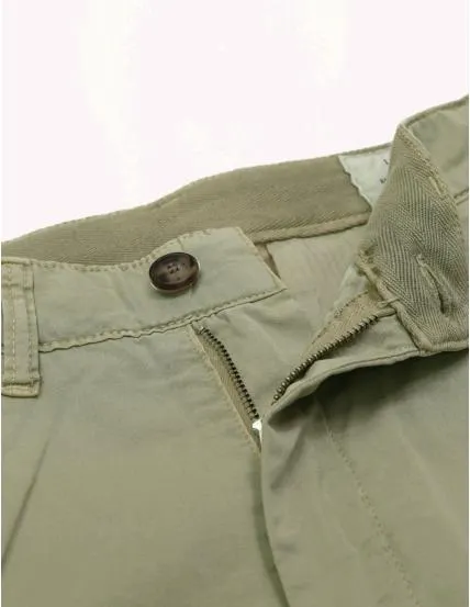 Pantalón popelin Kaki