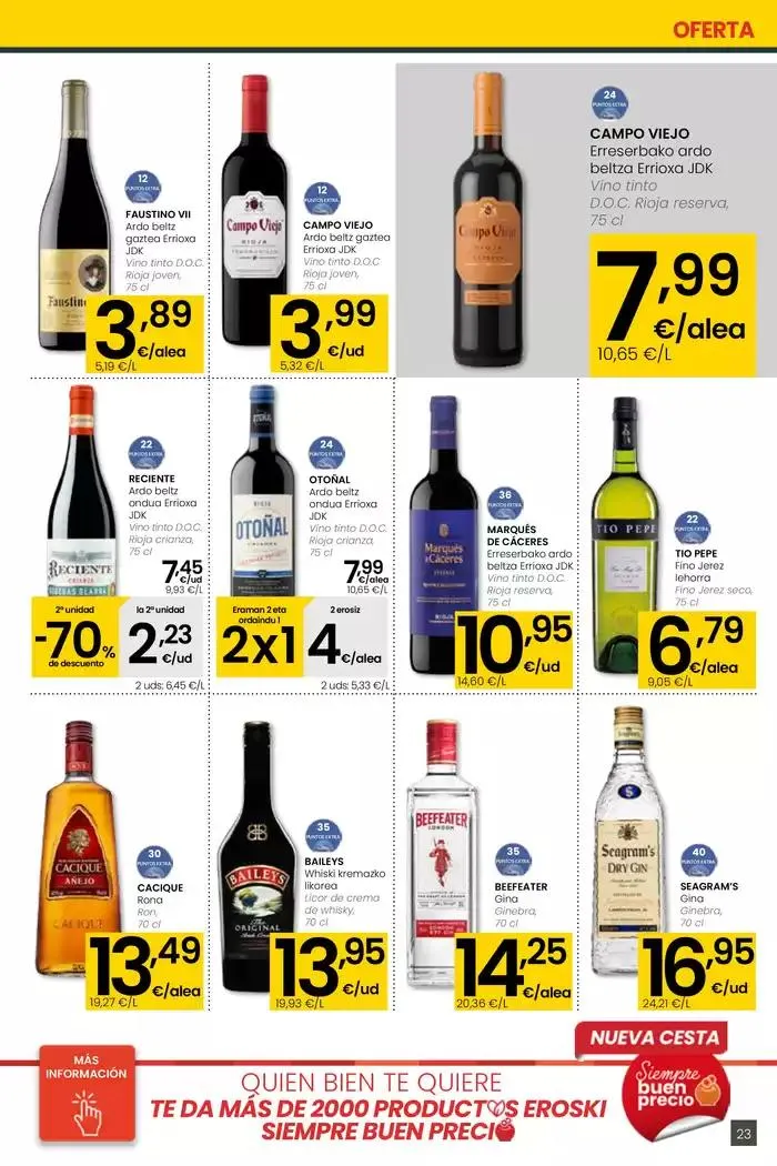 Catálogo de AUKERA OFERTA EROSKI CENTER 2 de mayo al 13 de mayo 2025 - Página 23