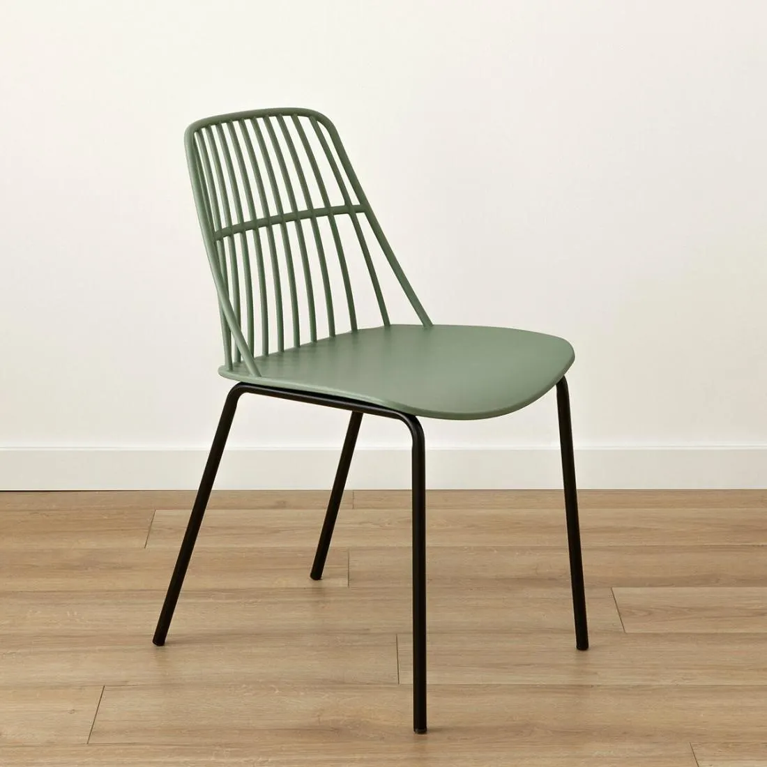 Silla polipropileno verde