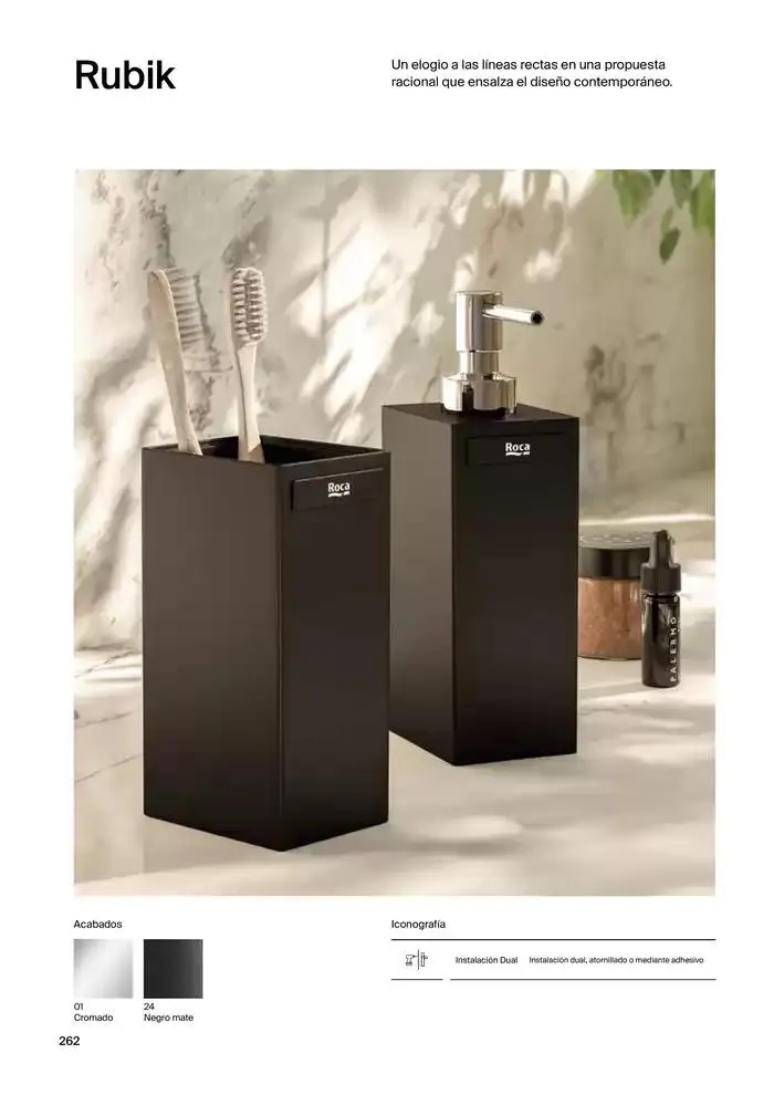 Catálogo de Colecciones de Baño, Muebles y Accesorios 9 de enero al 31 de diciembre 2025 - Página 264