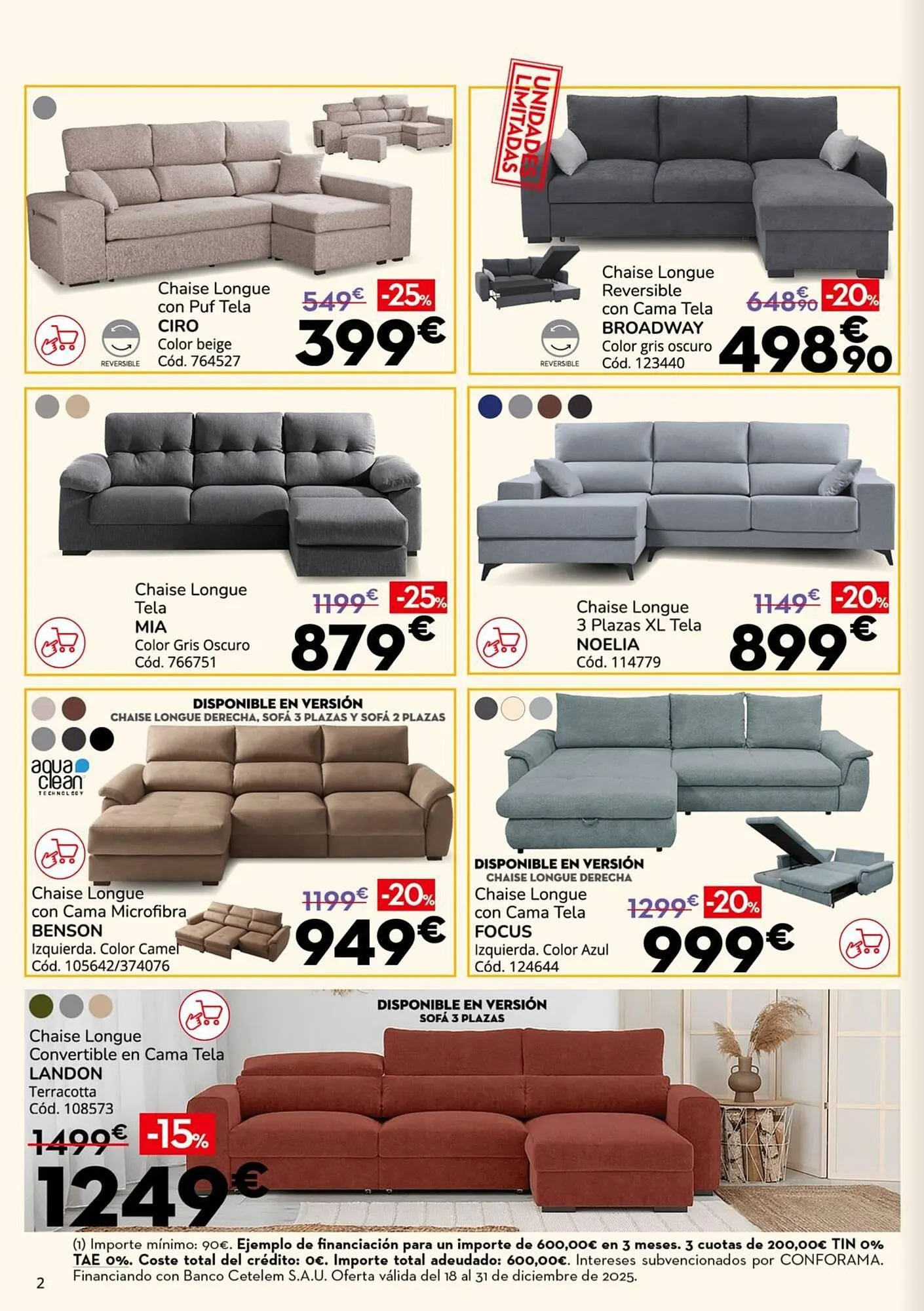 Catálogo de Catálogo Conforama 19 de diciembre al 31 de diciembre 2025 - Página 2