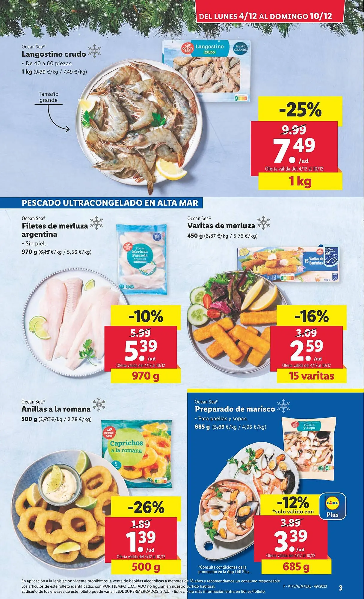 Catálogo de Folleto Lidl 4 de diciembre al 10 de diciembre 2023 - Página 3