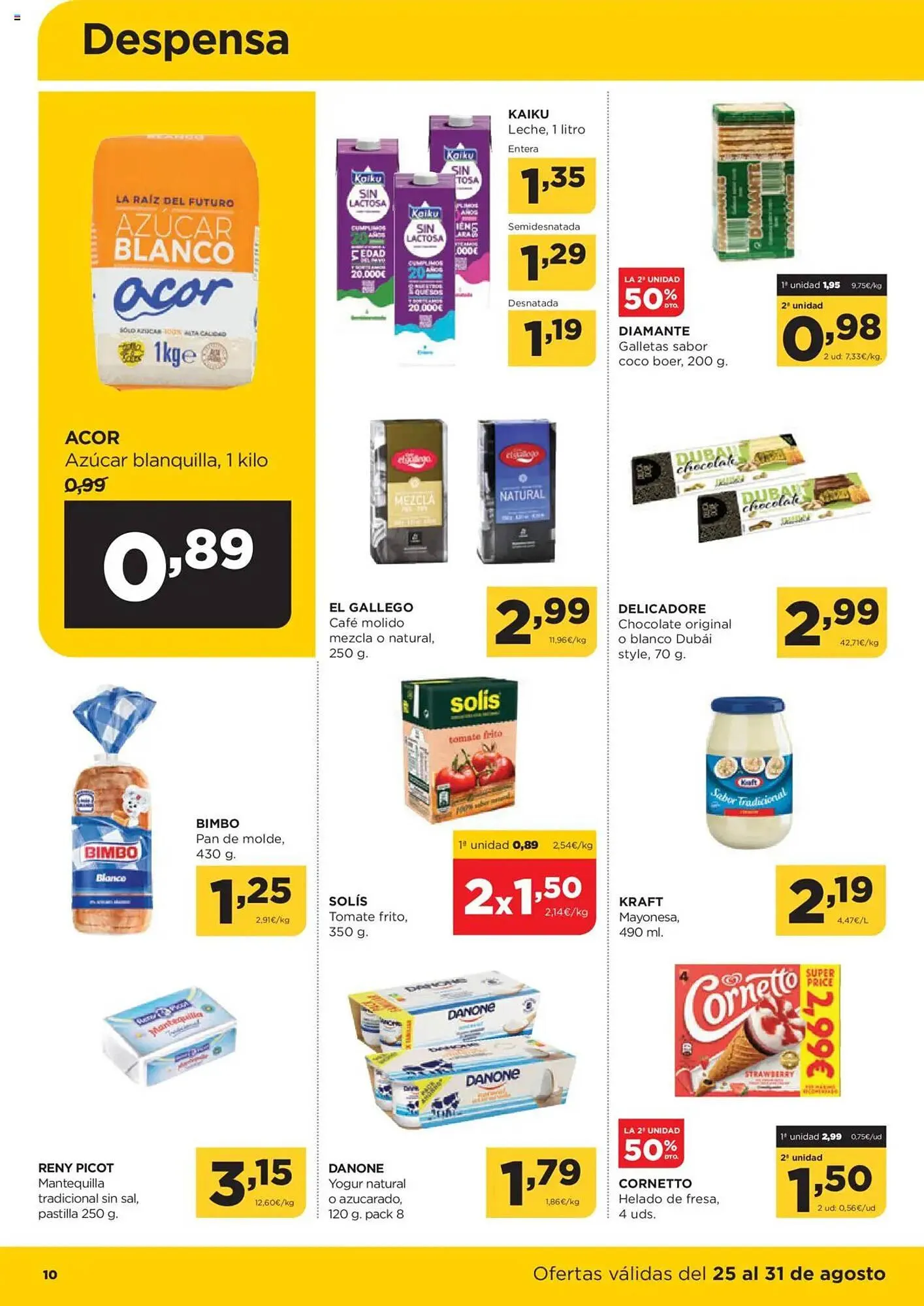 Catálogo de Folleto Alimerka 25 de agosto al 31 de agosto 2025 - Página 10