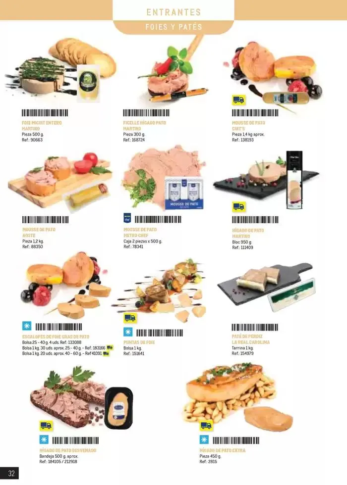 Catálogo de Especial Catering 25 de febrero al 30 de septiembre 2025 - Página 32