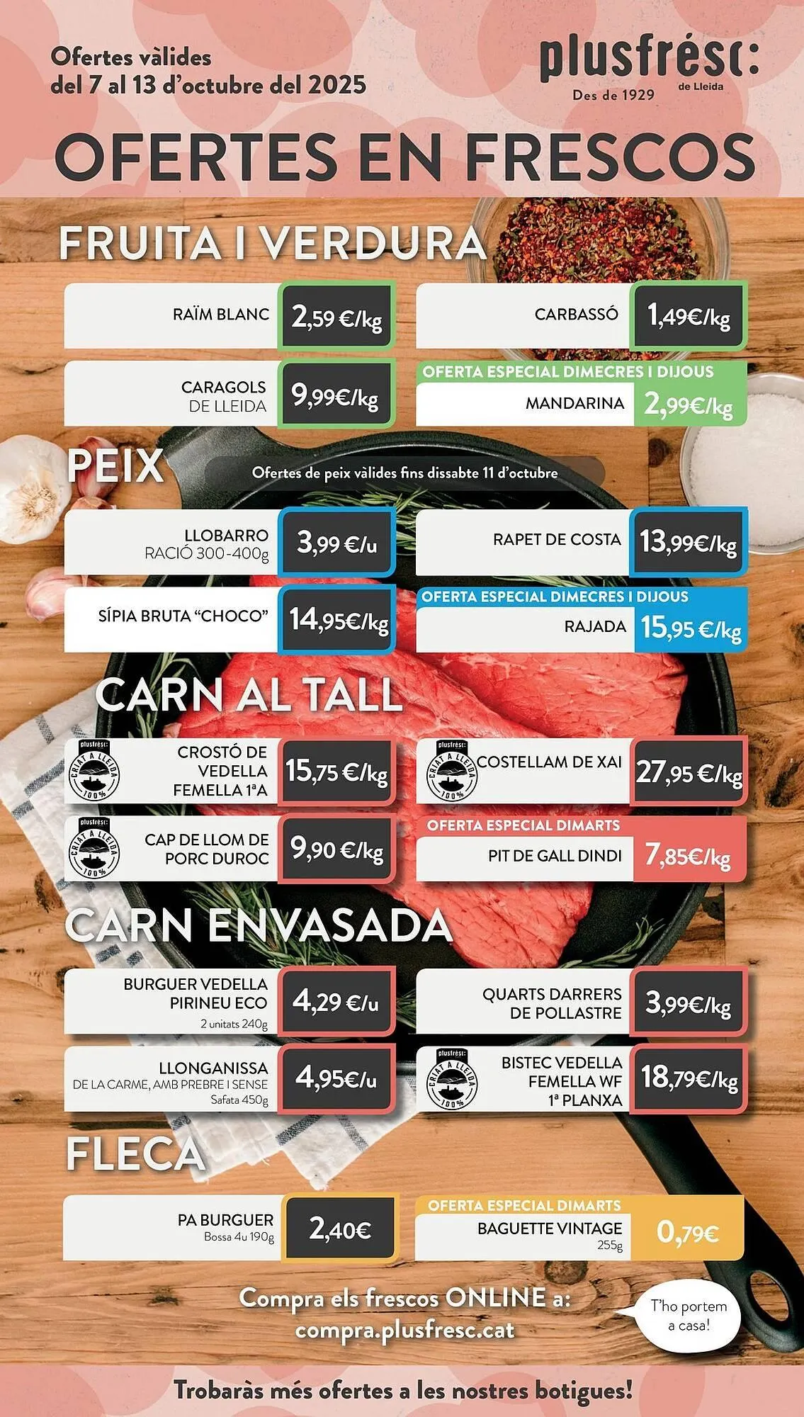 Catálogo de Folleto Plusfresc 7 de octubre al 13 de octubre 2025 - Página 1