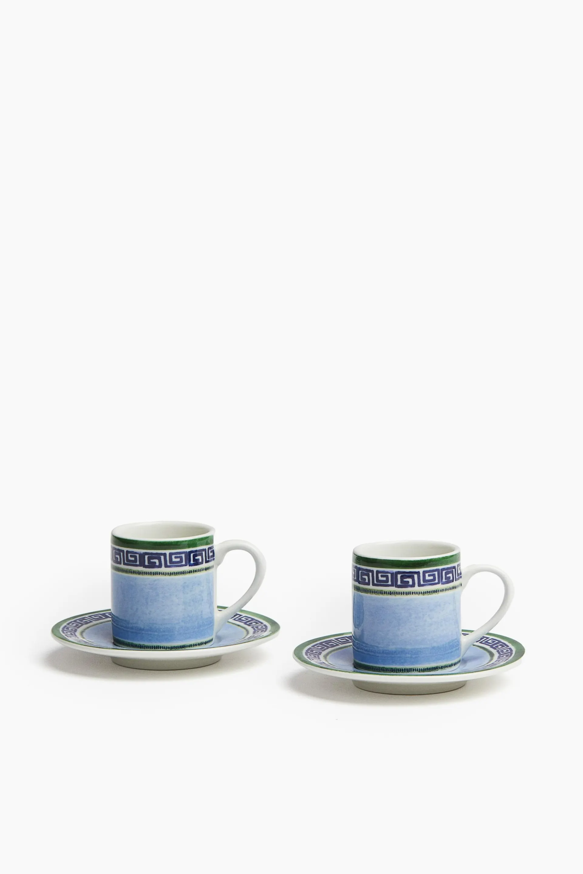 Pack de 2 tazas y platillos para expreso