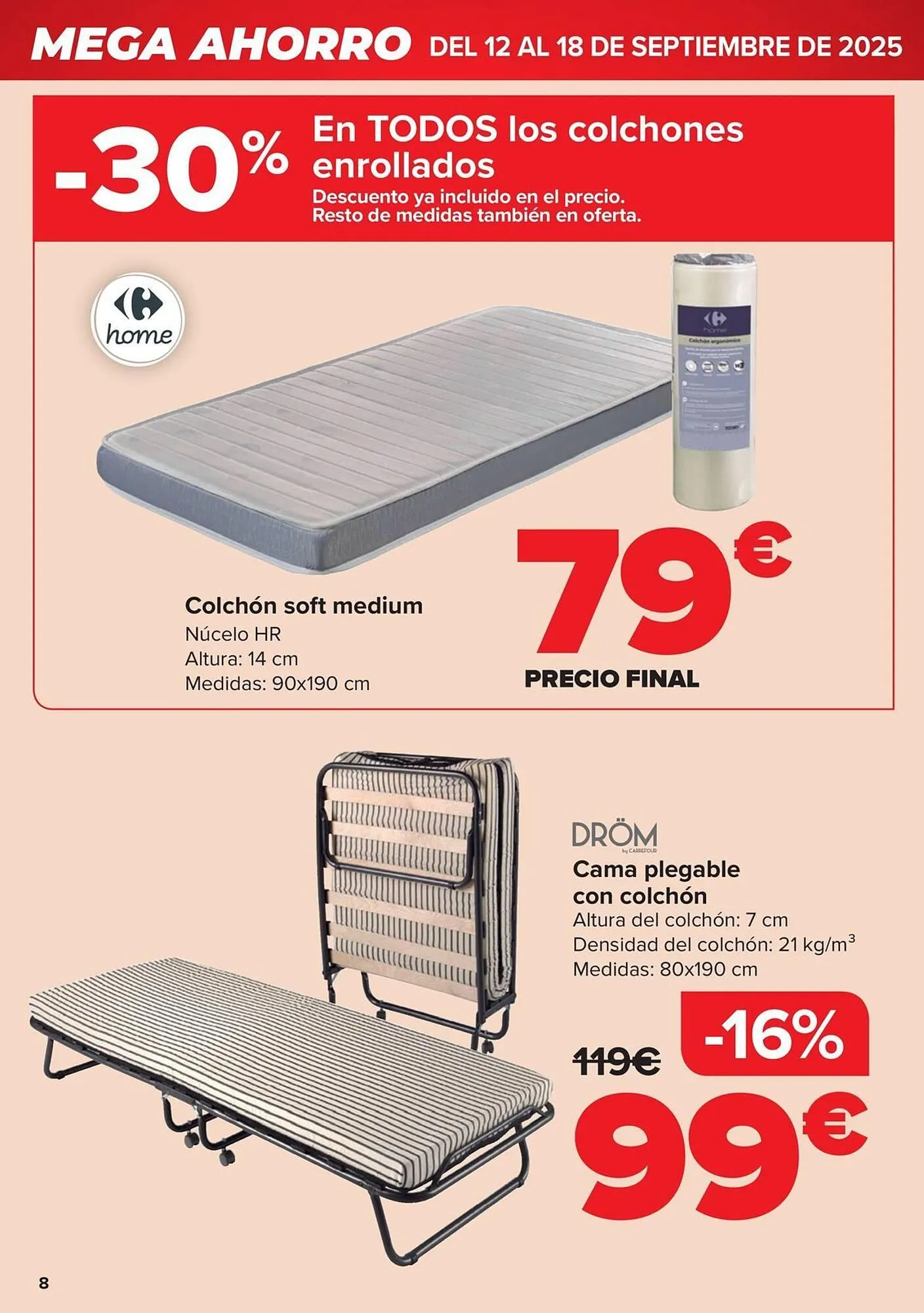 Catálogo de Folleto Carrefour 12 de septiembre al 18 de septiembre 2025 - Página 8