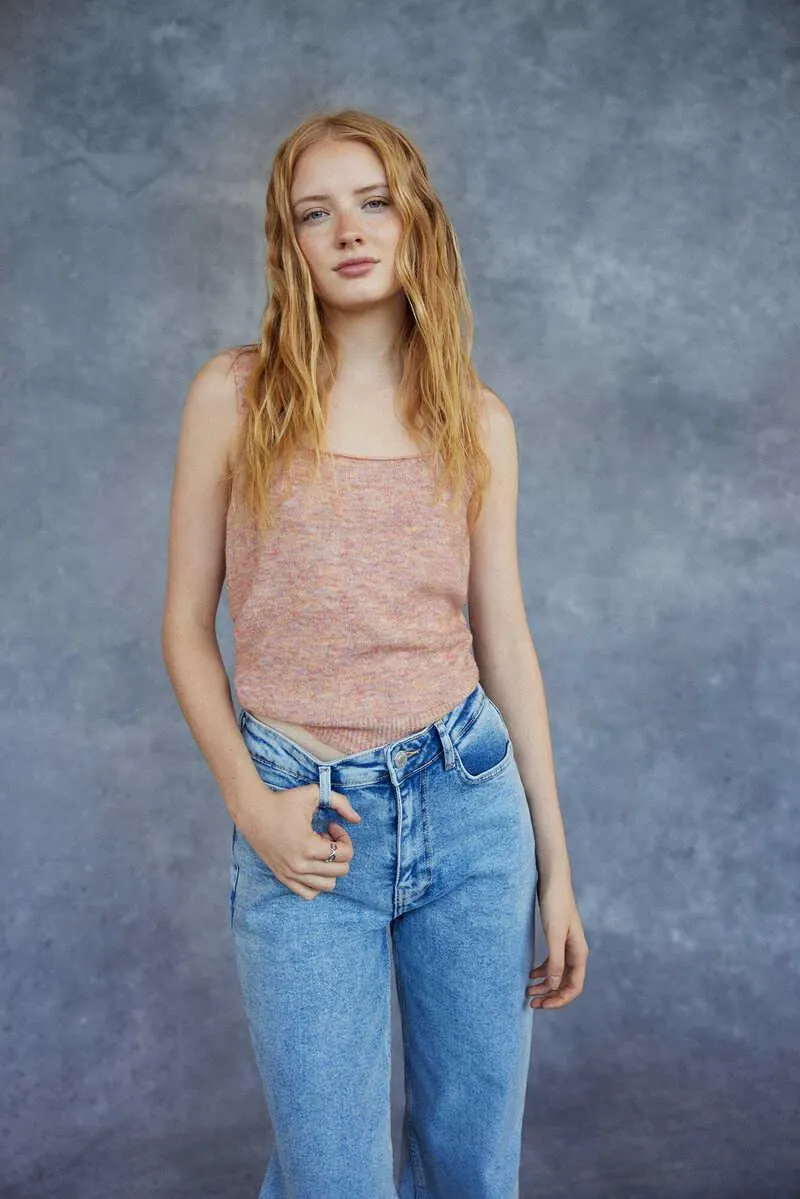 Top punto tirantes multicolor