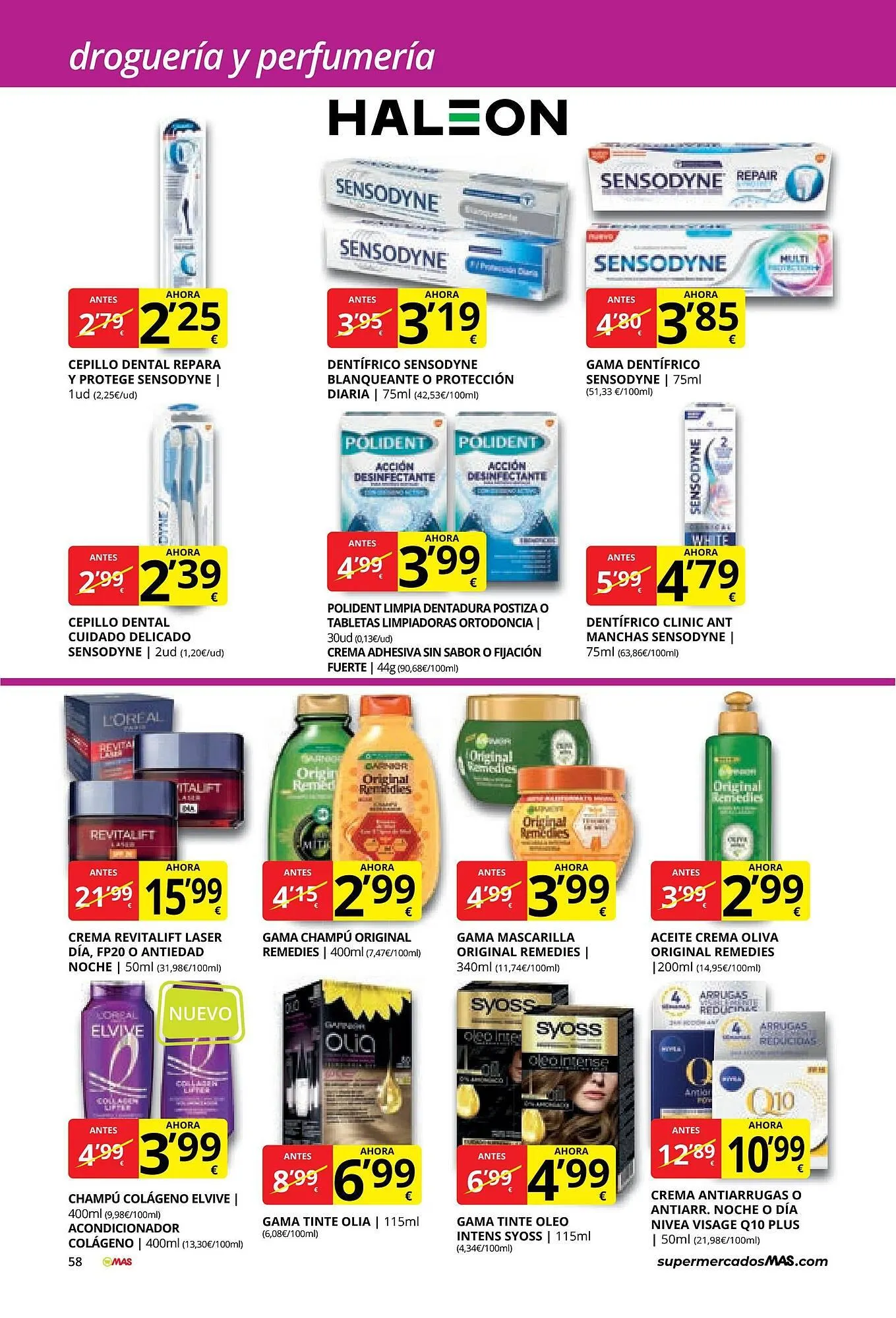 Catálogo de Folleto Supermercados MAS 3 de marzo al 26 de marzo 2026 - Página 58