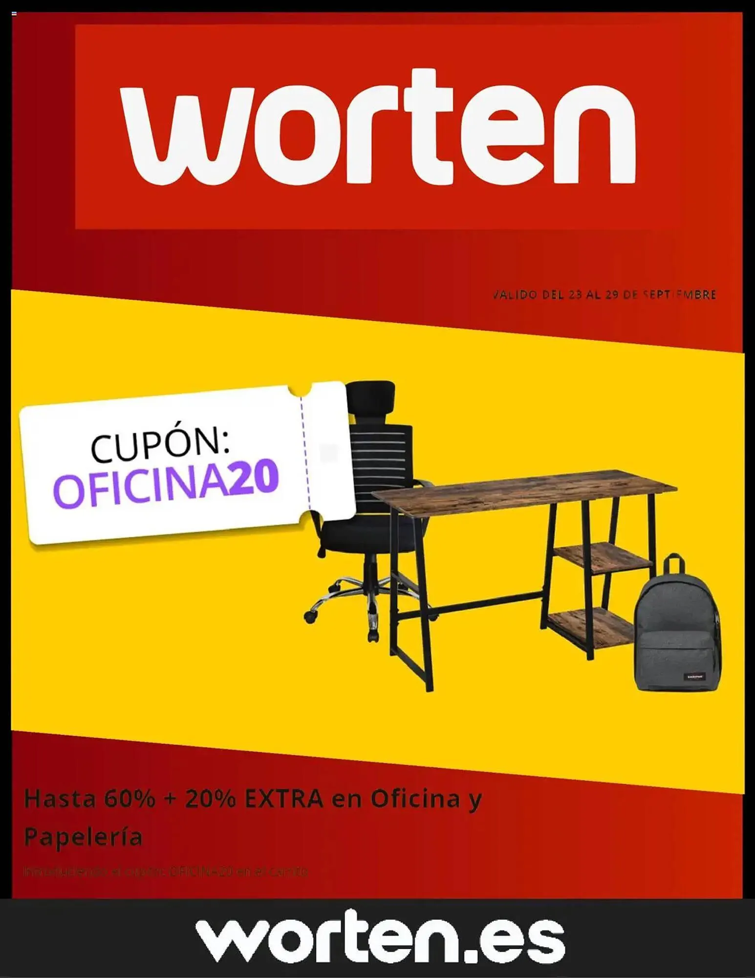 Catálogo de Folleto Worten 23 de septiembre al 29 de septiembre 2025 - Página 1