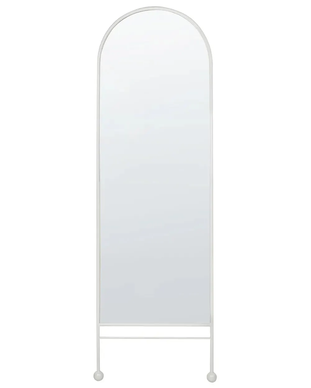 Espejo JARNAGES 45 cm 145 cm Metal Blanco