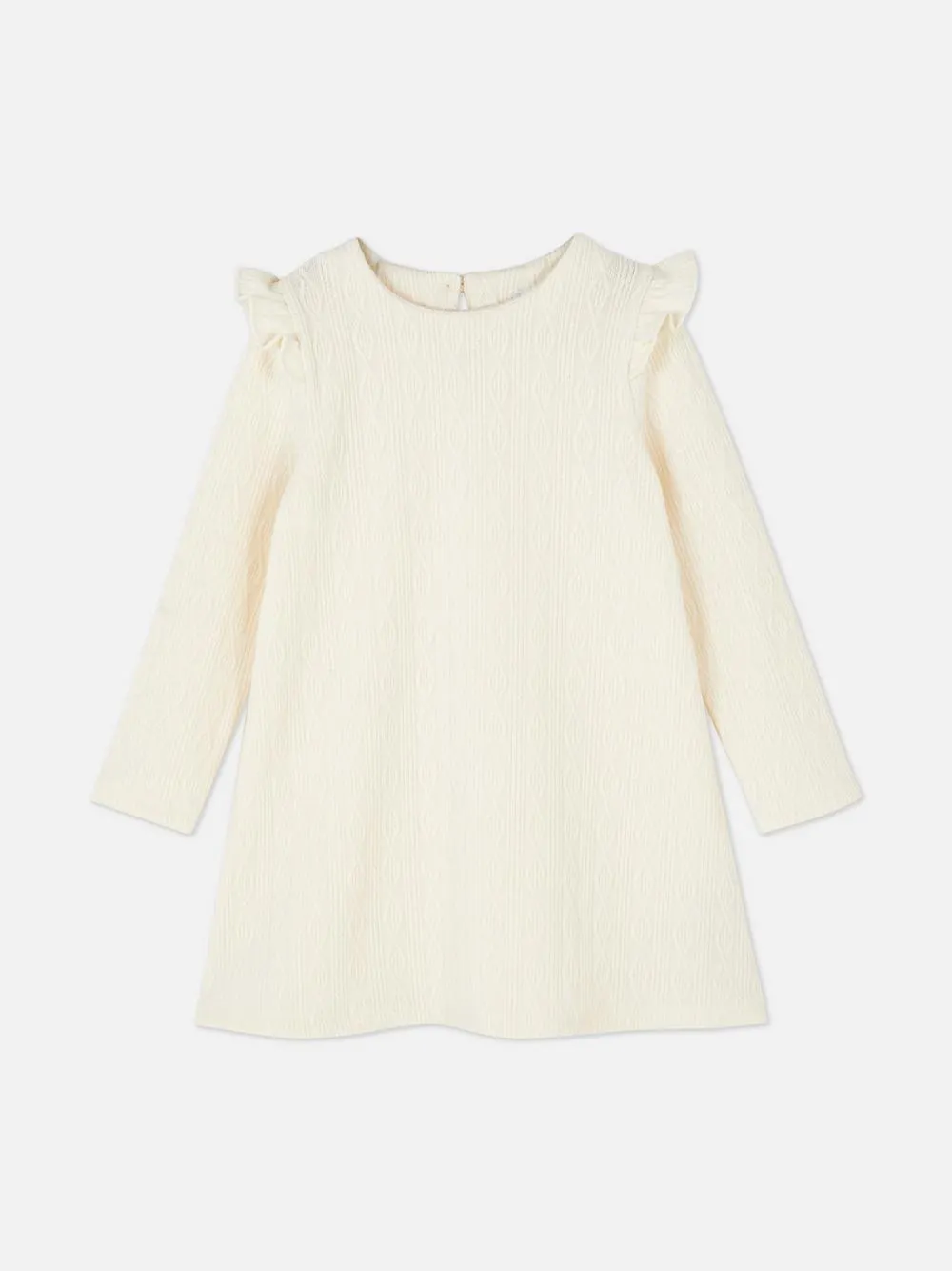 Gebreide jurk met kabels
