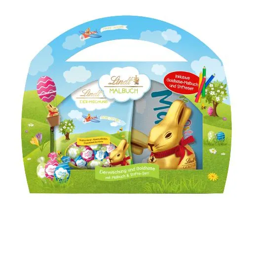 Gold Bunny Colouring Book 150g