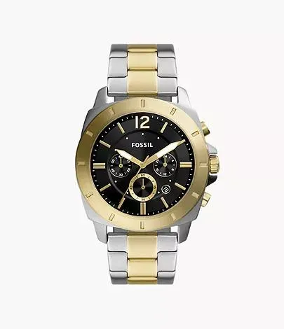 Reloj con cronógrafo Privateer de acero inoxidable en dos tonos