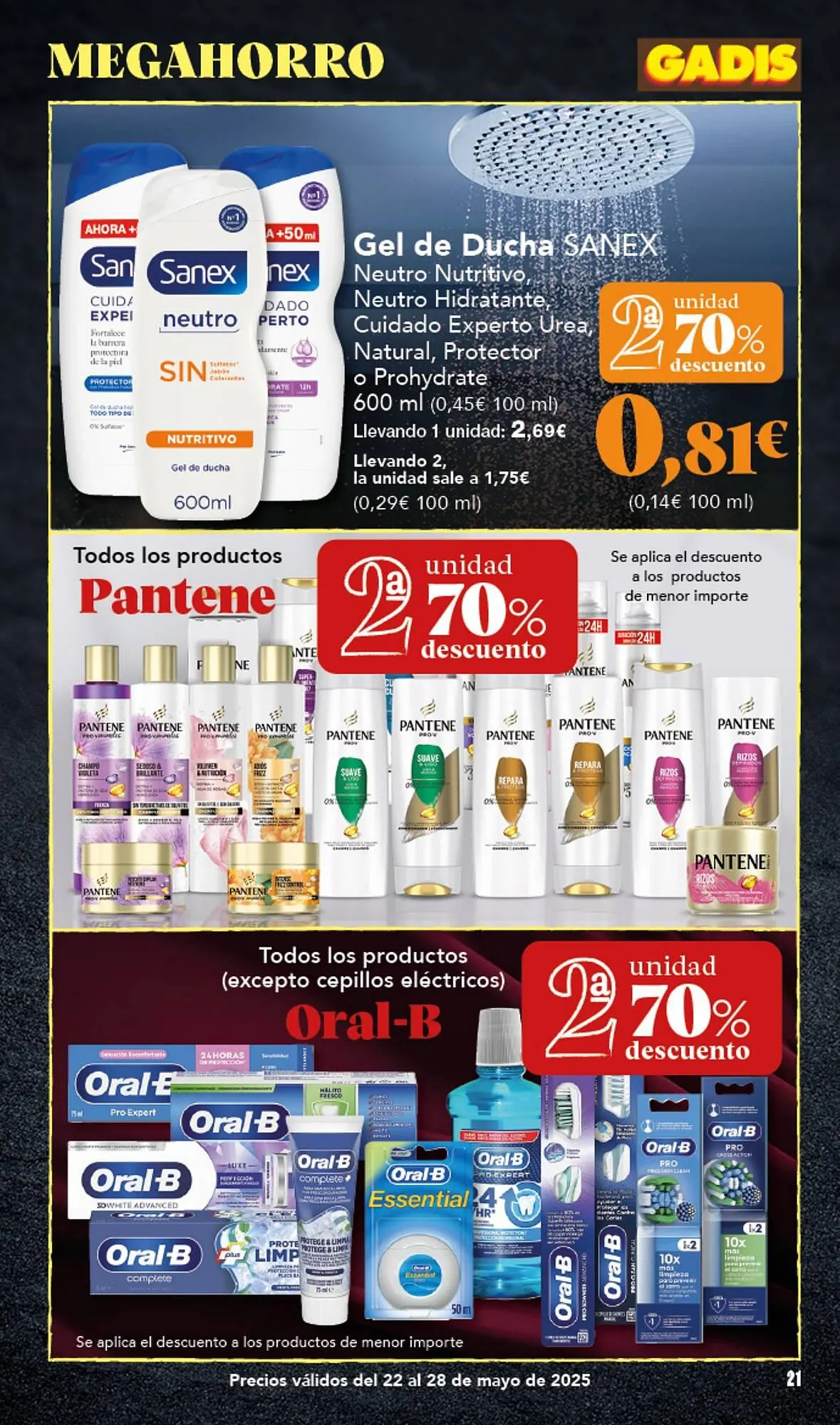 Catálogo de Folleto Gadis 22 de mayo al 28 de mayo 2025 - Página 21