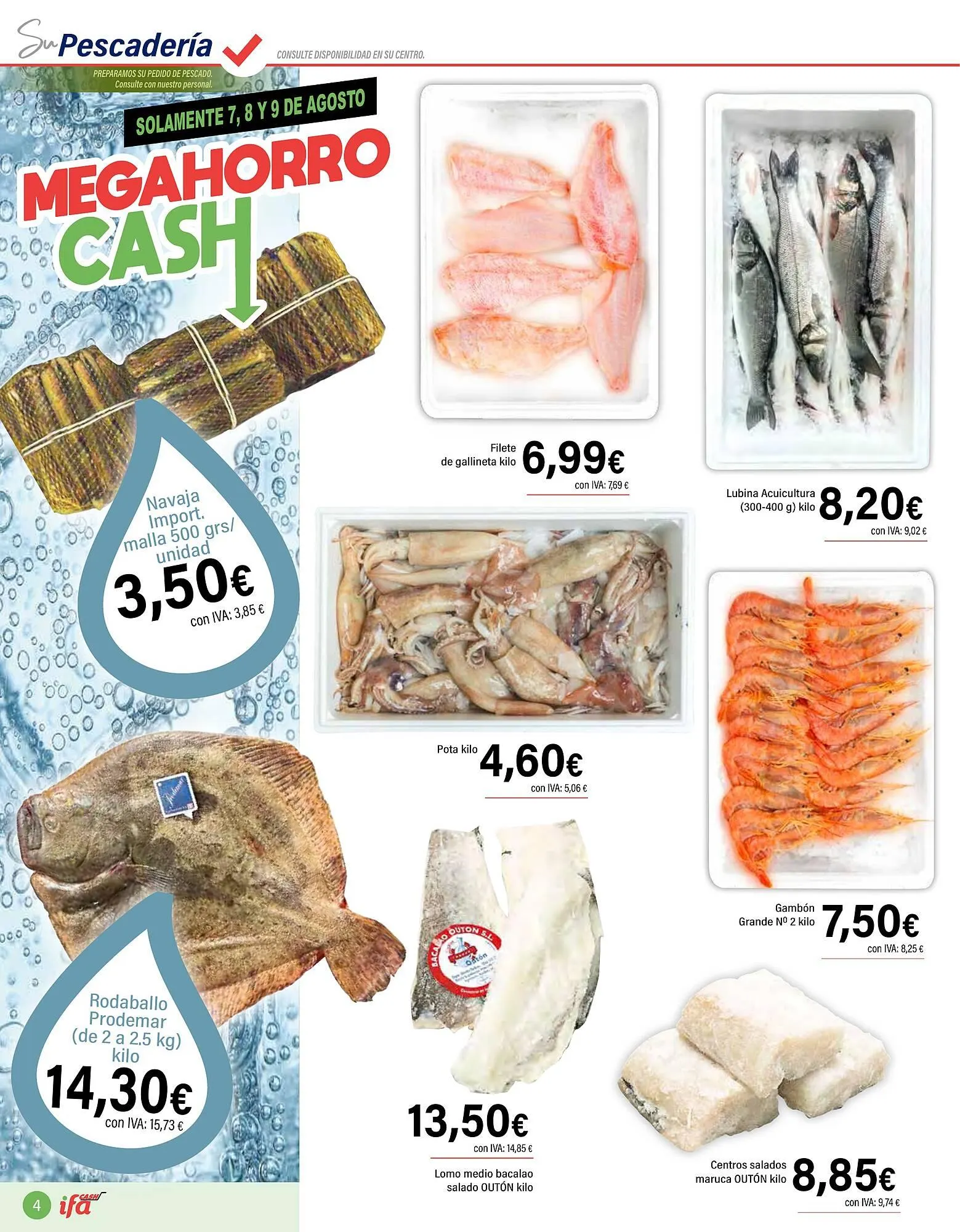 Catálogo de Folleto Cash Ifa 6 de agosto al 19 de agosto 2025 - Página 4