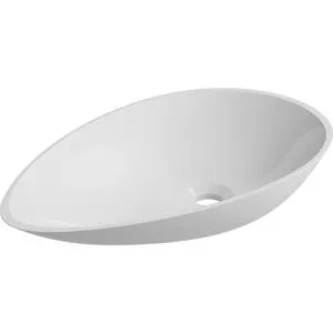 Lavabo Shila blanco 56.1x12.2x33.8 cm