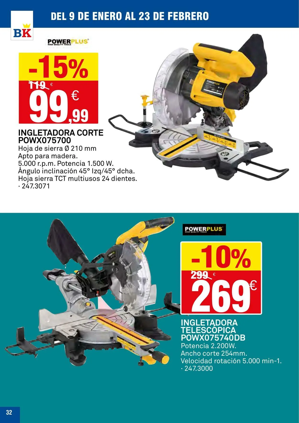 Catálogo de Bricoking Oferta actual 23 de enero al 6 de febrero 2025 - Página 32