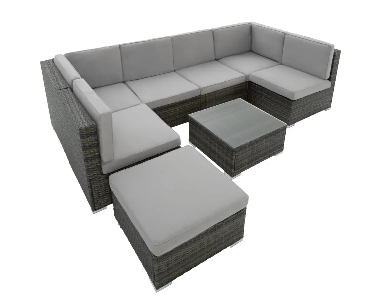 Conjunto de muebles de ratán venecia