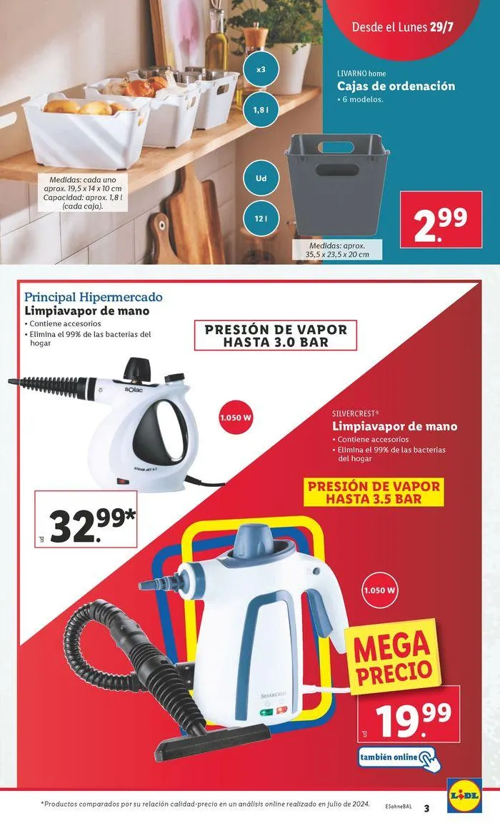 Catálogo de ¡Bazar Lidl! 29 de julio al 4 de agosto 2024 - Página 3