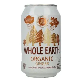 Refresco Bio Jenigibre, 330ml. Whole Earth