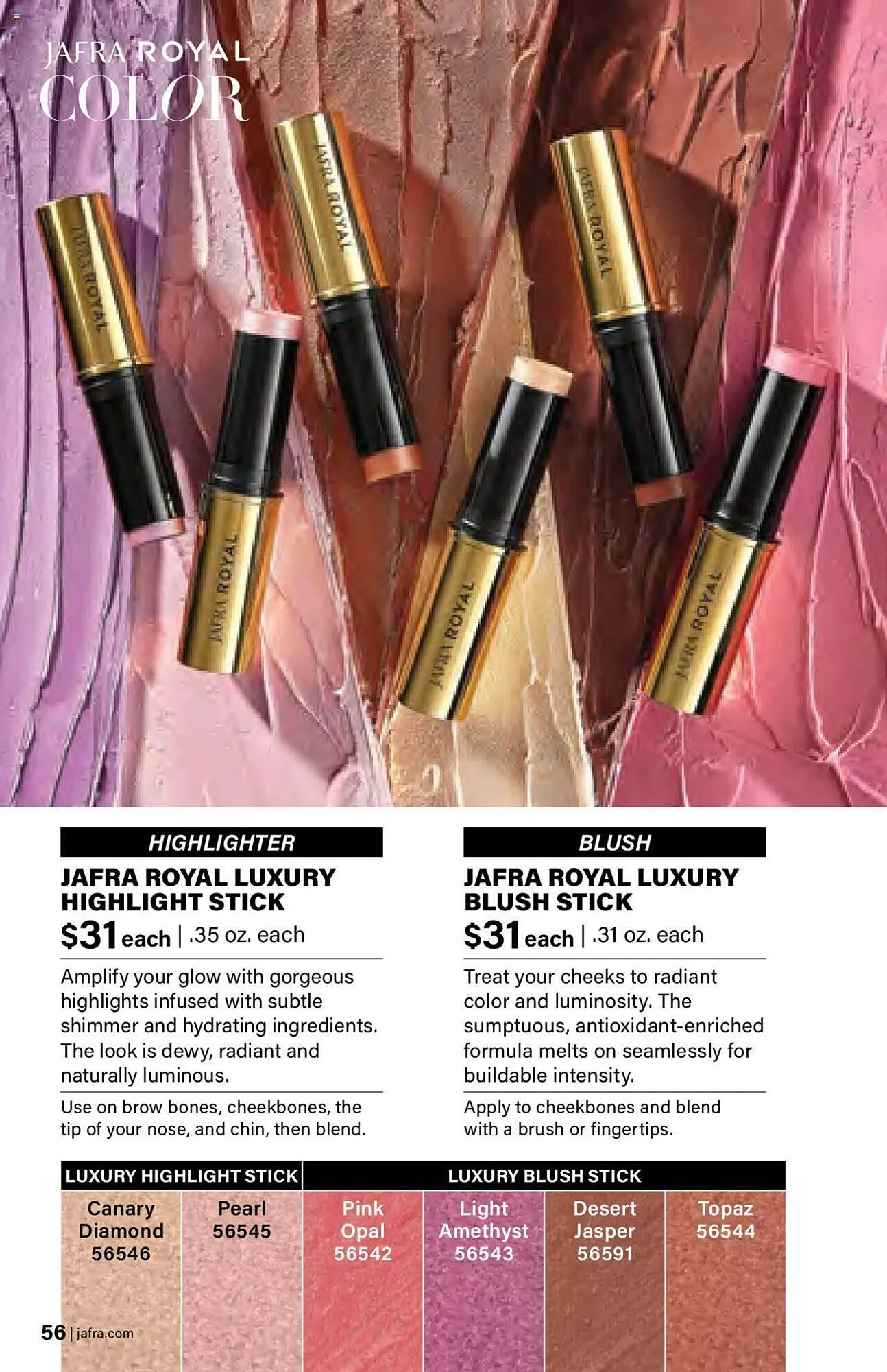 Catálogo de Folleto JAFRA 1 de agosto al 31 de diciembre 2024 - Página 56