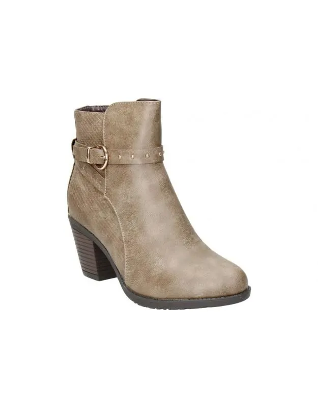 Botines mujer CHK10 kurazo 21 taupe