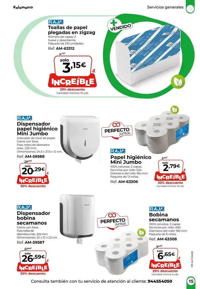 Catálogo de Staples Kalamazoo Higiene y Limpieza 8 de marzo al 4 de abril 2025 - Página 15