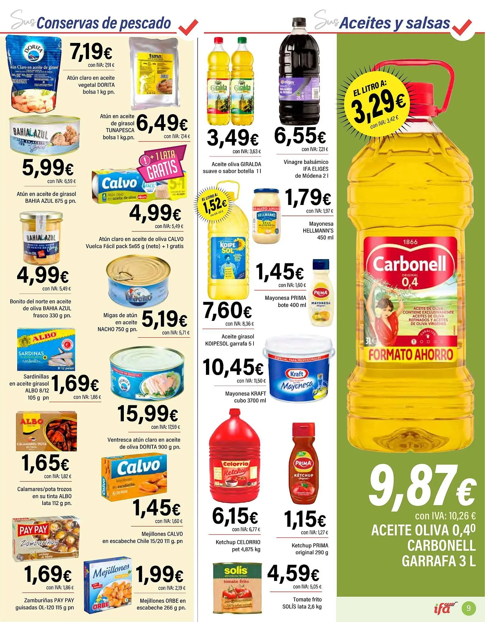 Catálogo de Folleto Cash Ifa 20 de agosto al 9 de septiembre 2025 - Página 9