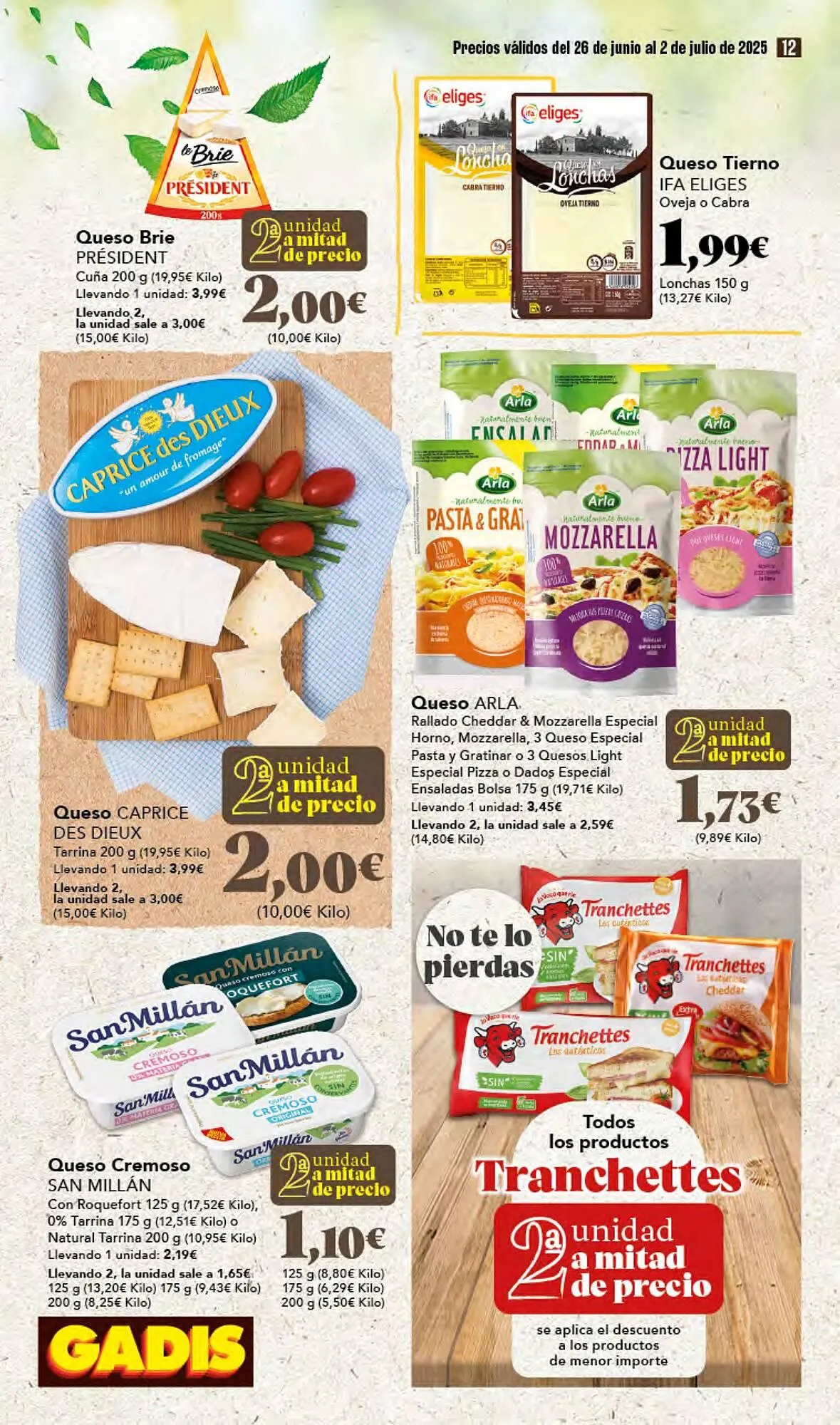 Catálogo de Folleto Gadis 26 de junio al 2 de julio 2025 - Página 12