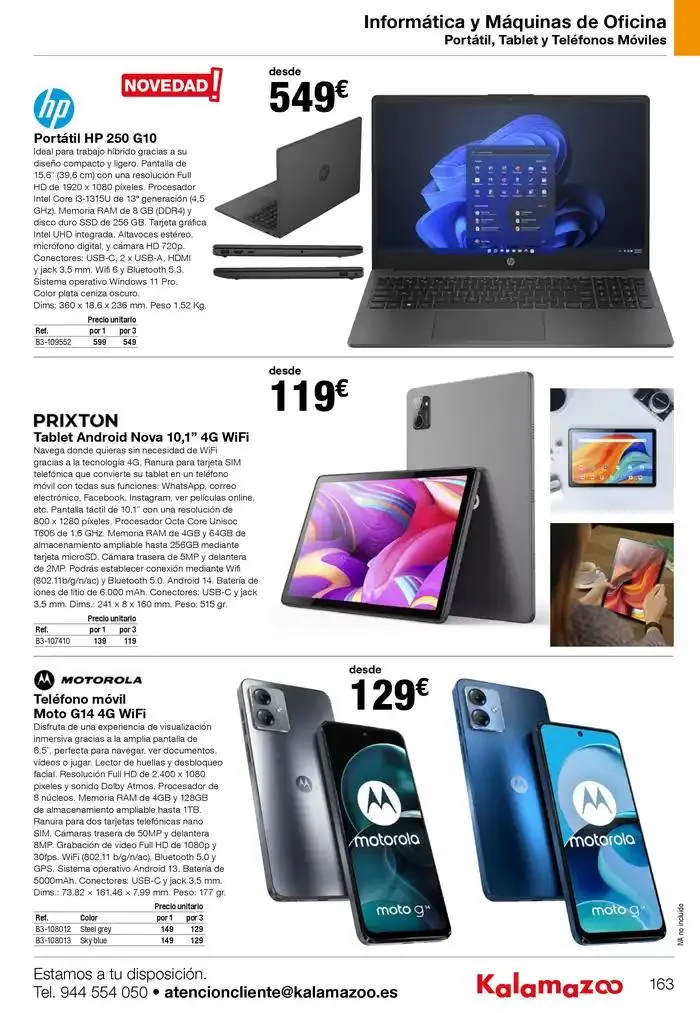 Catálogo de Staples Kalamazoo Catálogo General 9 de enero al 30 de septiembre 2025 - Página 163