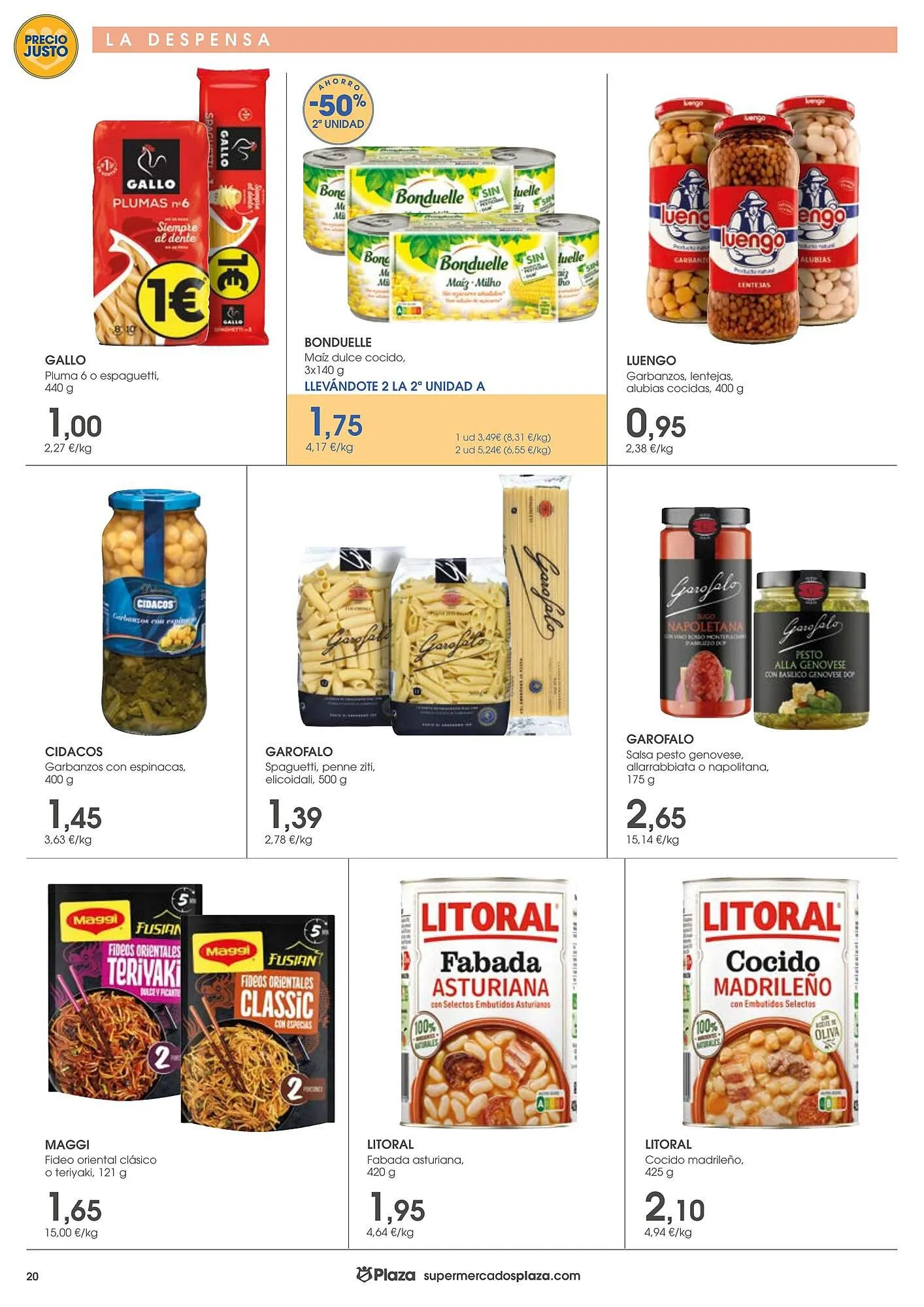 Catálogo de Folleto Supermercados Plaza 29 de febrero al 13 de marzo 2024 - Página 20