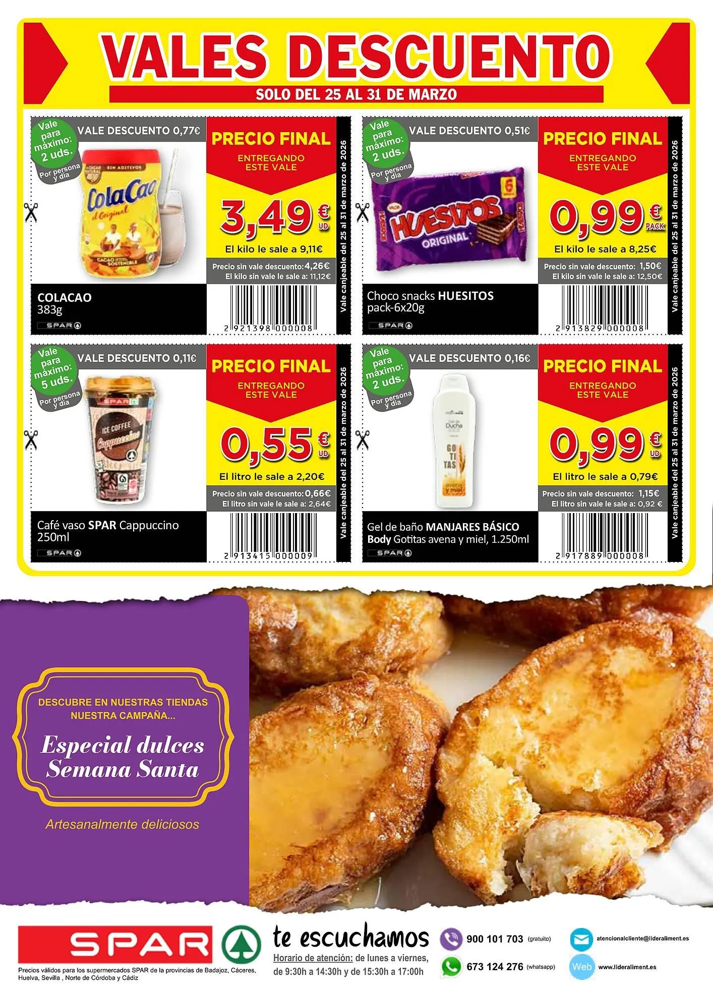 Catálogo de Folleto SPAR 25 de marzo al 31 de marzo 2026 - Página 2