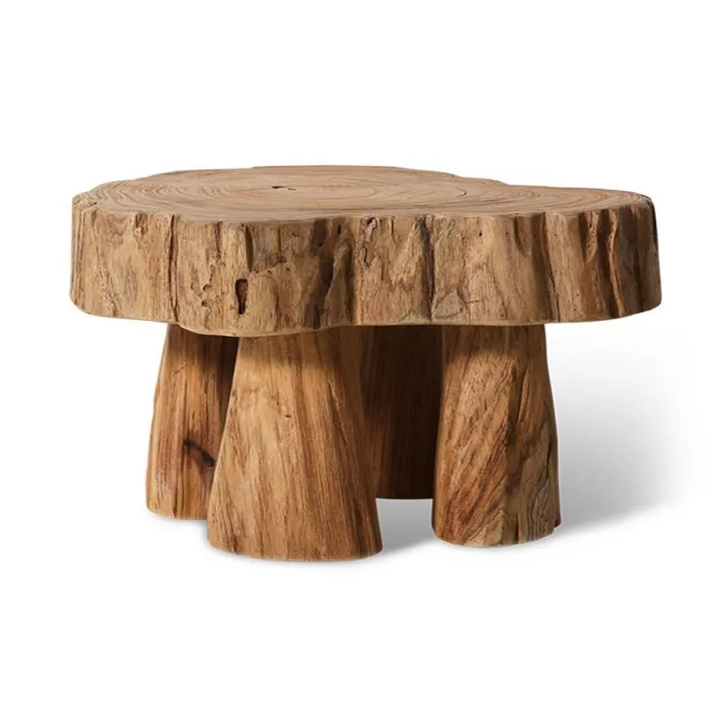 Solid teak coffee table · Organic Forms