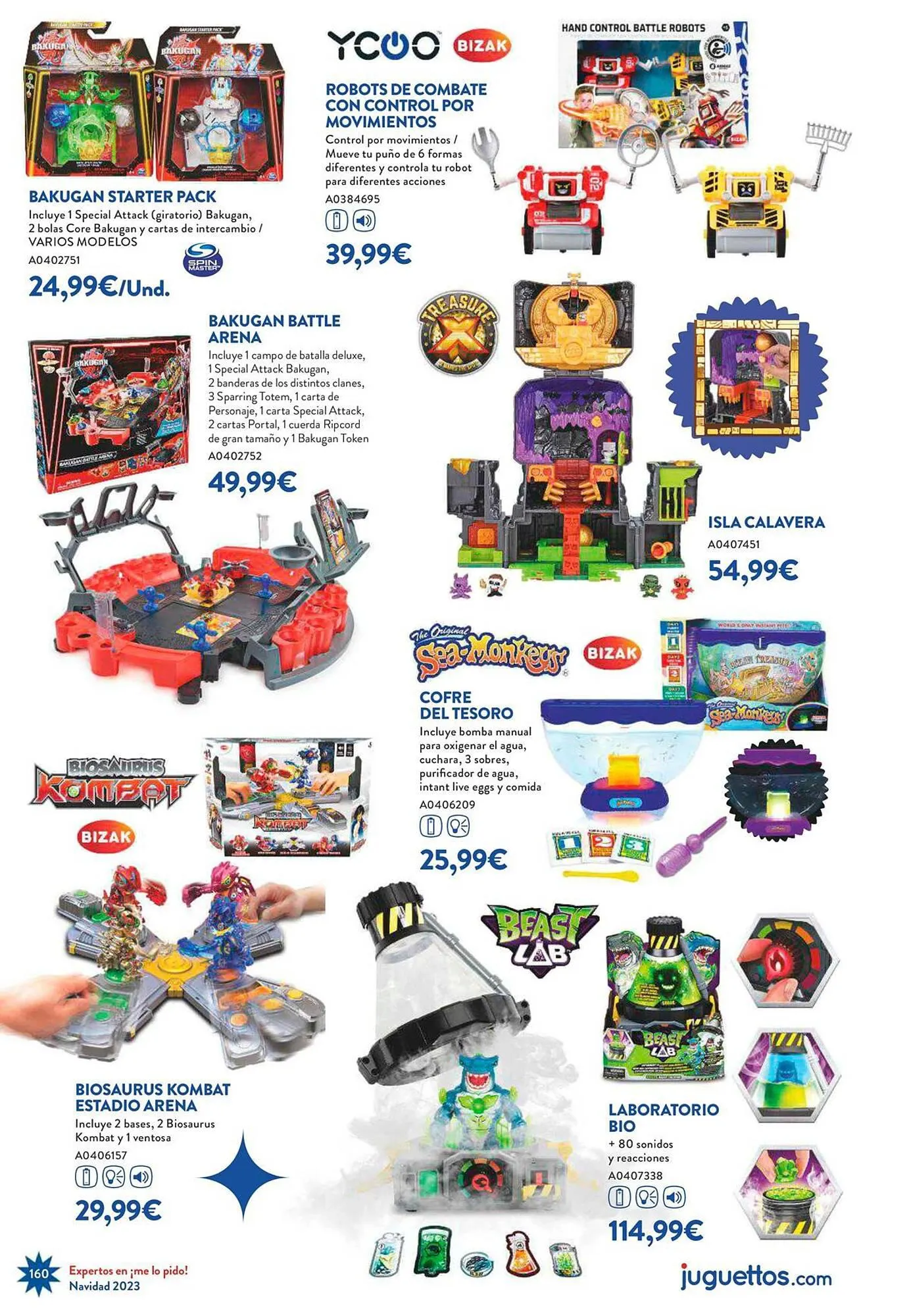 Catálogo de Folleto Juguettos 6 de noviembre al 24 de diciembre 2023 - Página 160