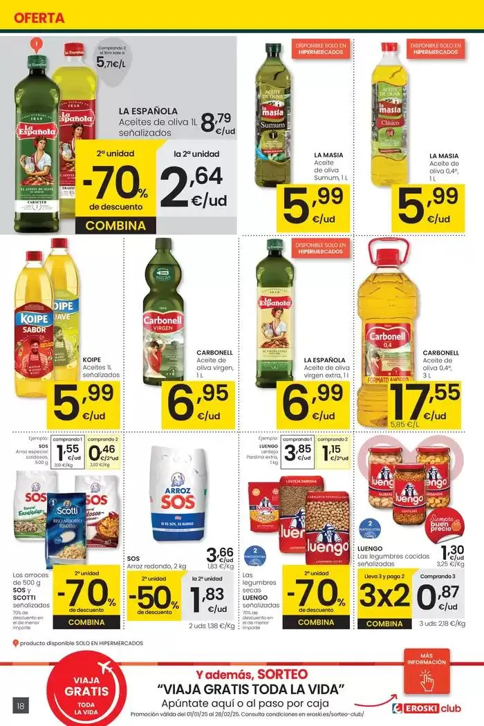 Catálogo de Más de 2000 productos, SIEMPRE A BUEN PRECIO HIPERMERCADOS EROSKI 4 de enero al 14 de enero 2025 - Página 18