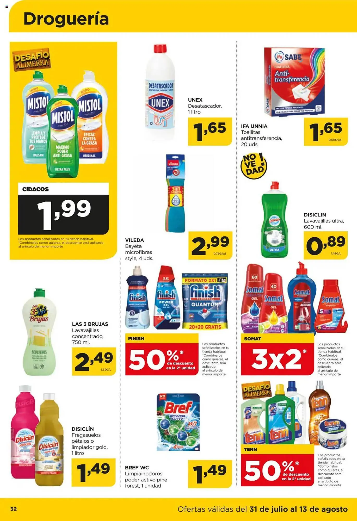 Catálogo de Folleto Alimerka 31 de julio al 13 de agosto 2025 - Página 33