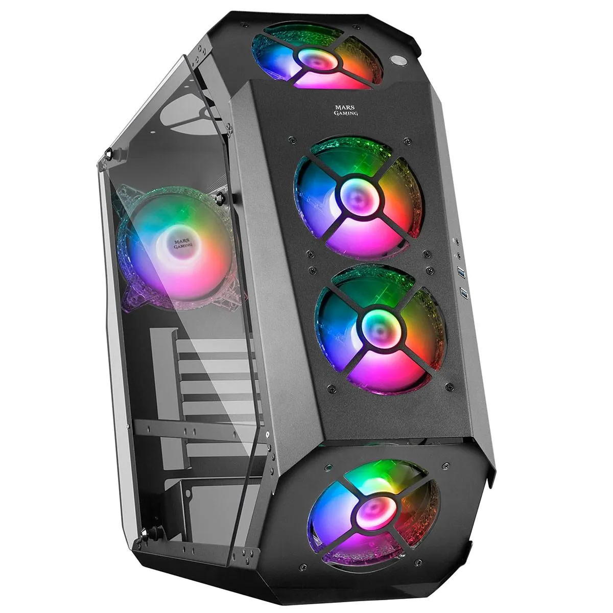 CAJA ORDENADOR MARS PREMIUM NEGRO MC51