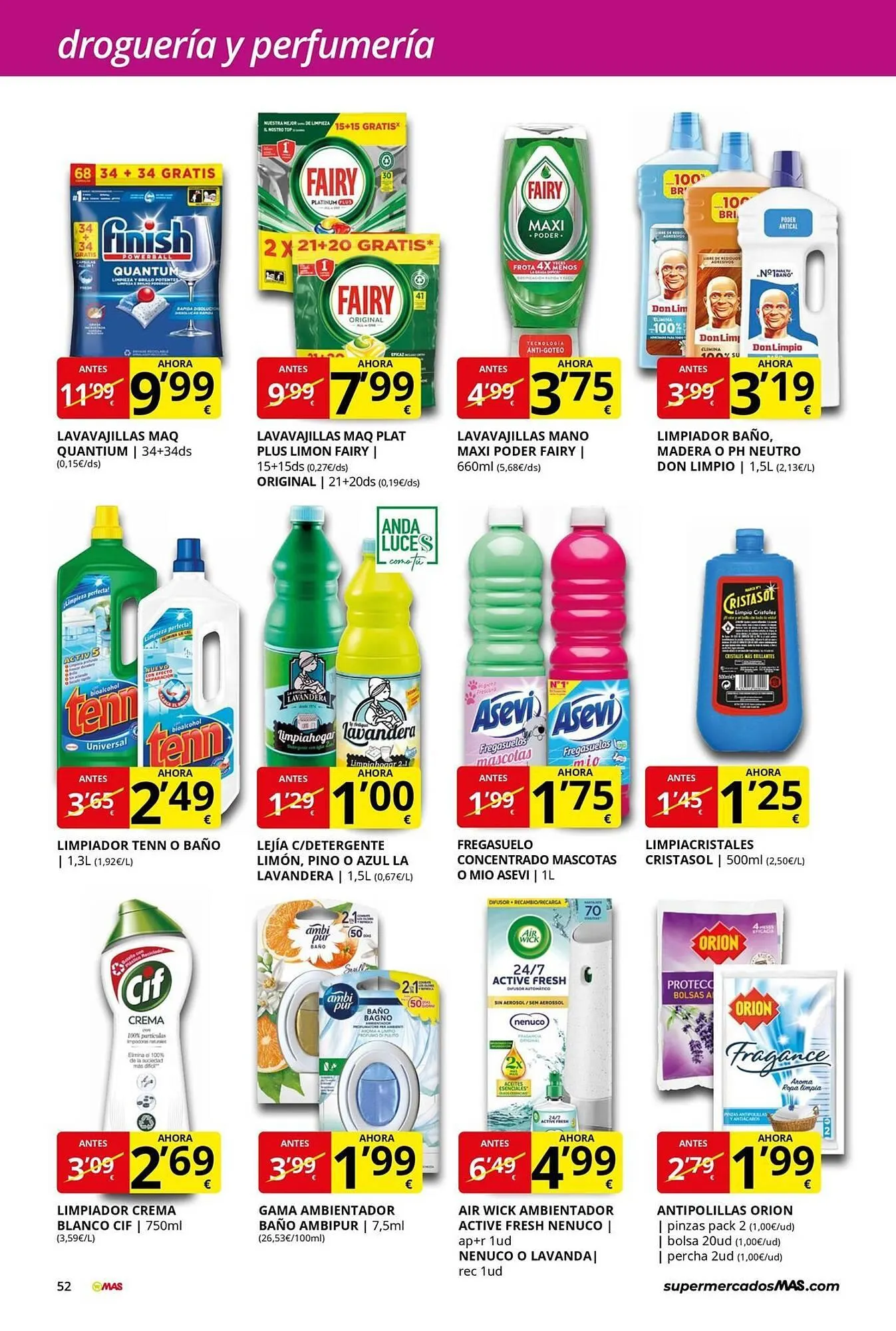 Catálogo de Folleto Supermercados MAS 2 de octubre al 30 de octubre 2025 - Página 52