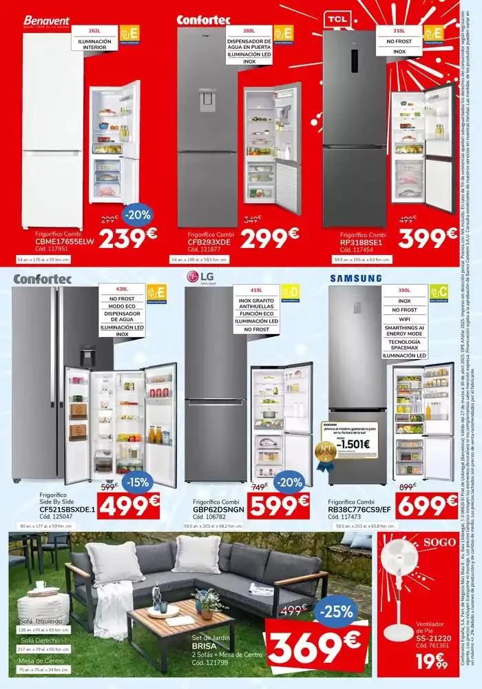 Catálogo de ¡VOLVEMOS! GRAN REAPERTURA CONFORAMA ALFAFAR 27 de marzo al 30 de abril 2025 - Página 8