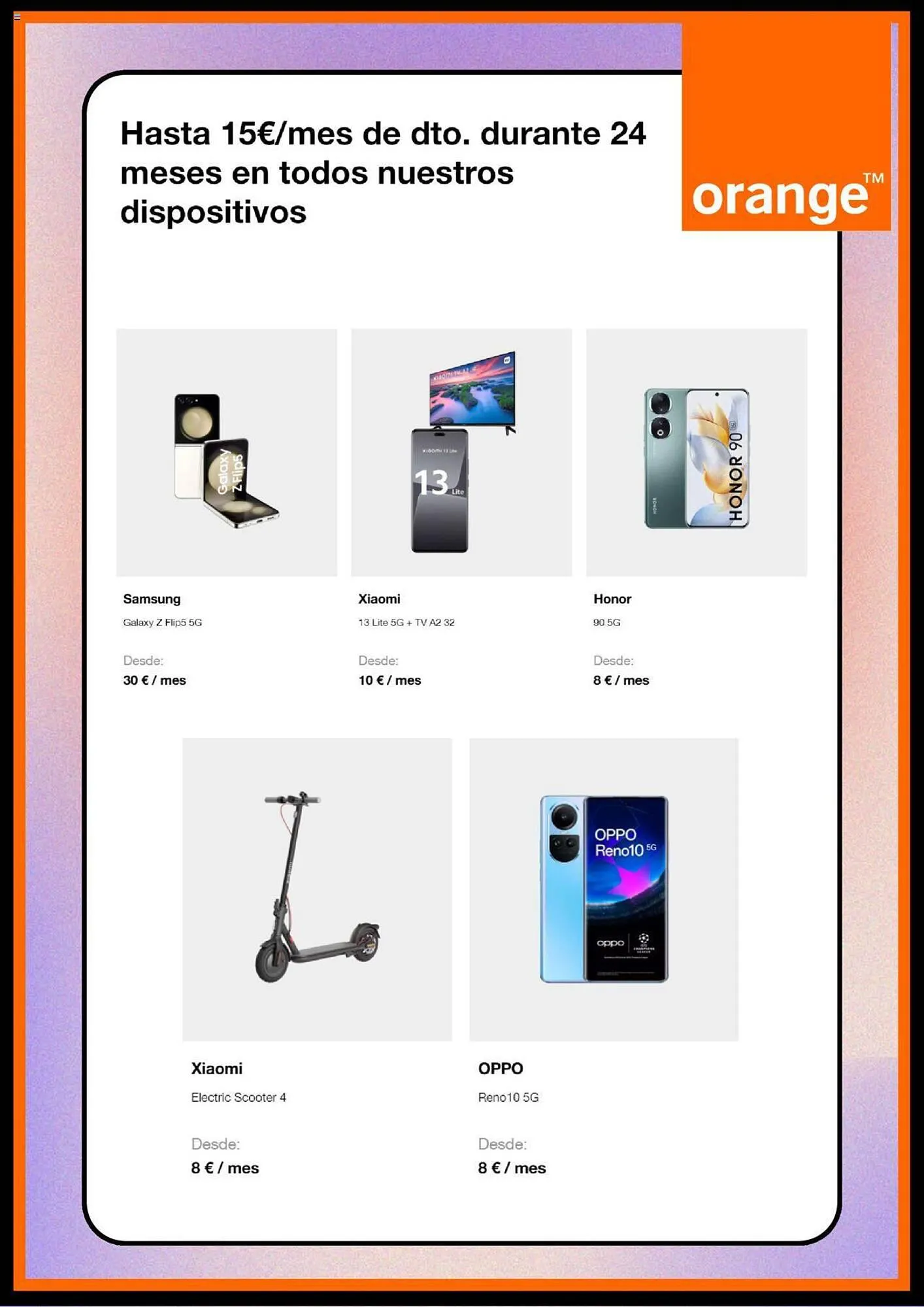 Catálogo de Folleto Orange 15 de agosto al 15 de septiembre 2023 - Página 4