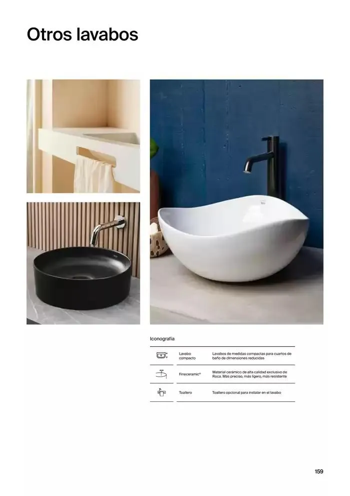 Catálogo de Colecciones de Baño, Muebles y Accesorios 9 de enero al 31 de diciembre 2025 - Página 161