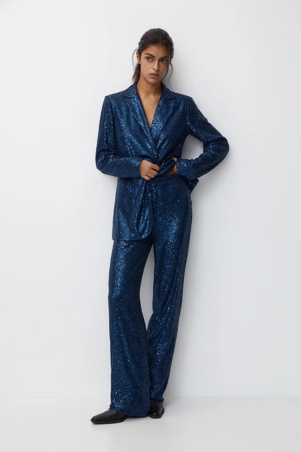 PANTALÓN FLUIDO LENTEJUELAS