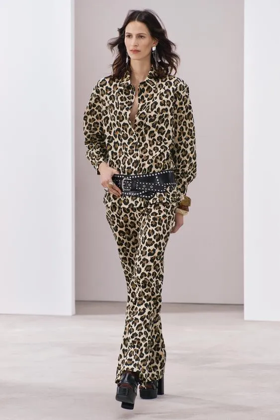 CAMISA ESTAMPADO ANIMAL ZW COLLECTION