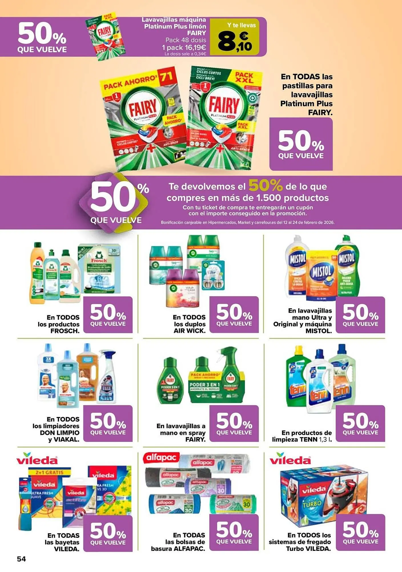 Catálogo de Folleto Carrefour 27 de enero al 11 de febrero 2026 - Página 54