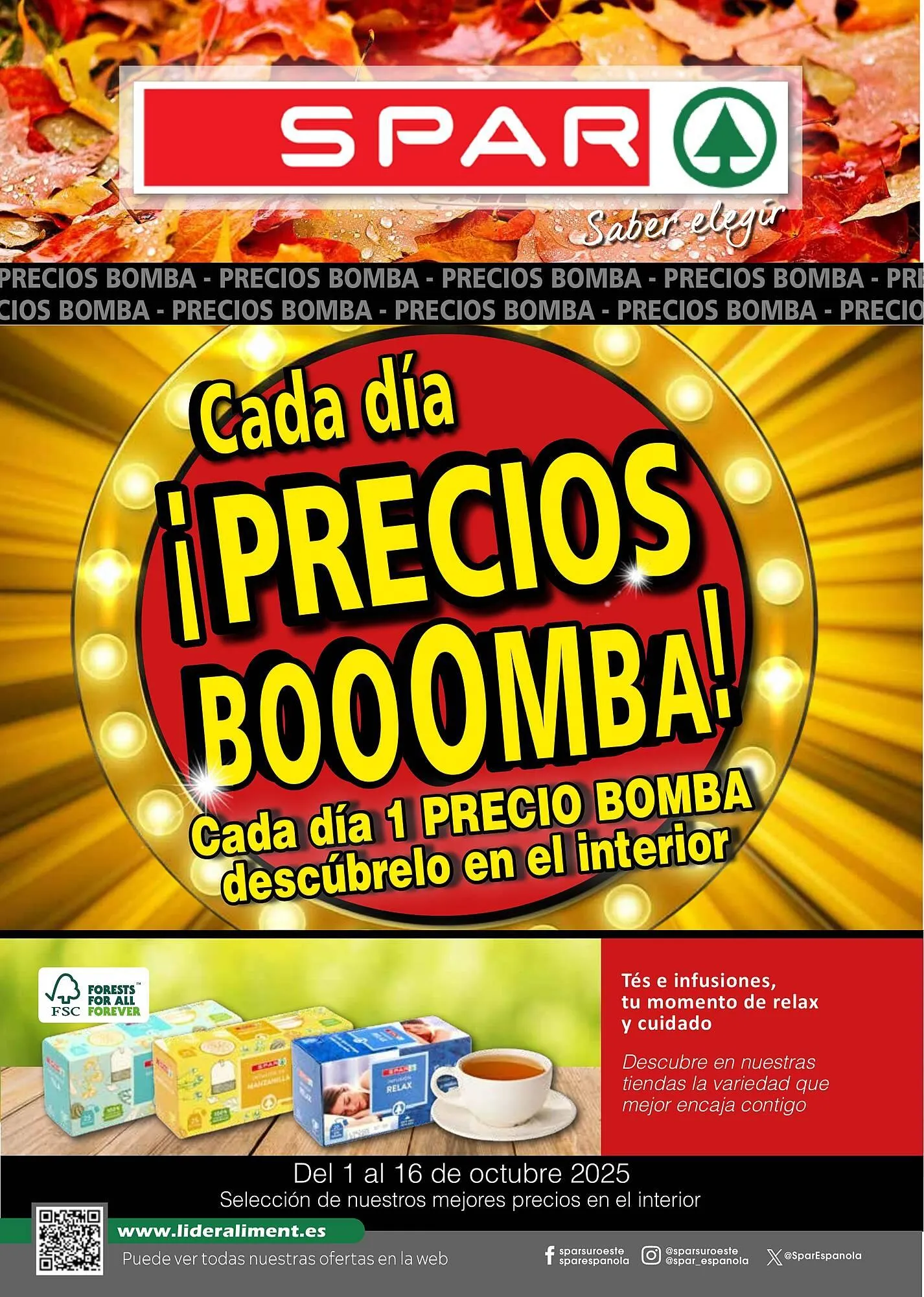 Catálogo de Folleto SPAR 1 de octubre al 16 de octubre 2025 - Página 1